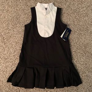 Polo Ralph Lauren 4T Tuxedo-bib ponte dress